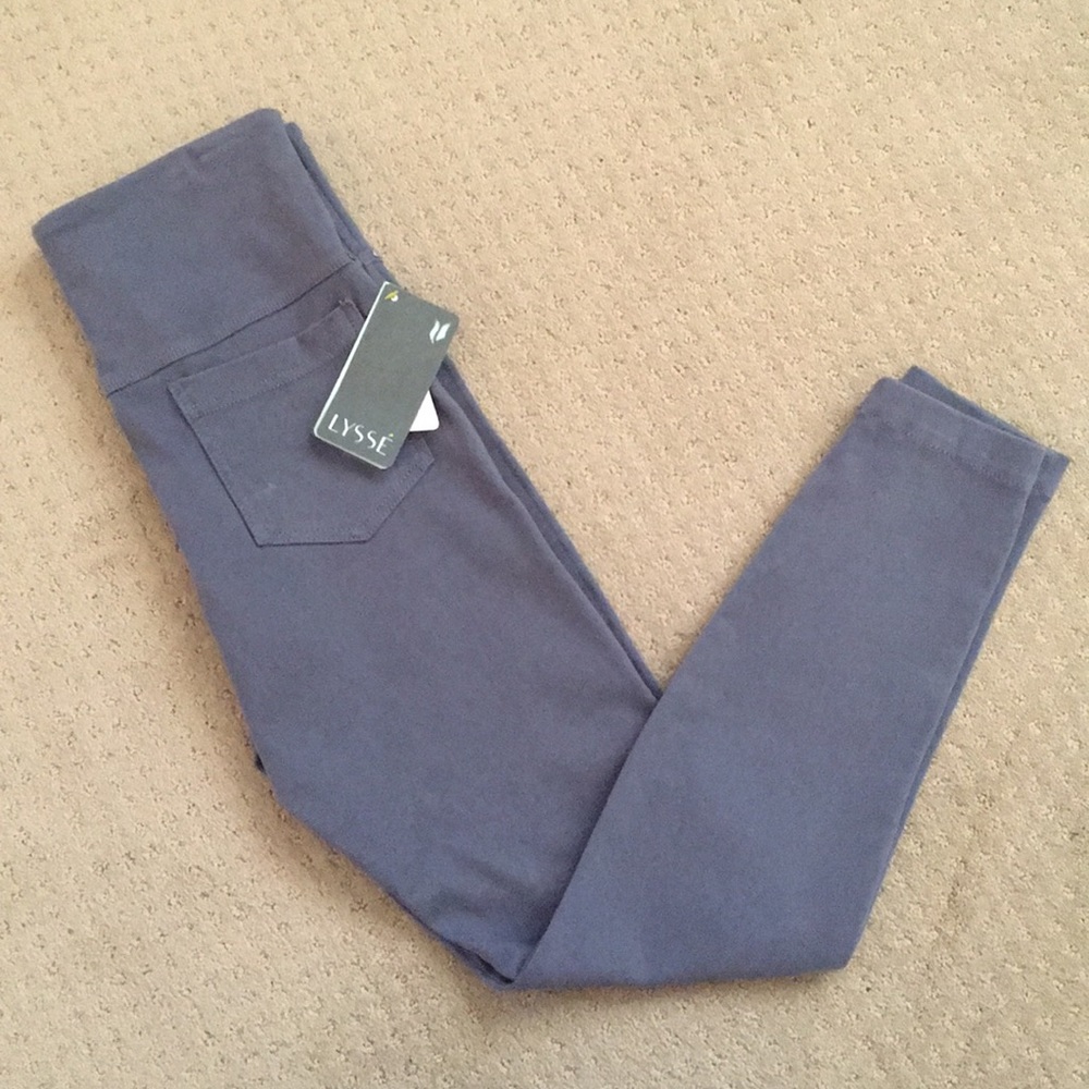 Lysse Hi-waist Stretch Denim Leggings NWT SZ S
